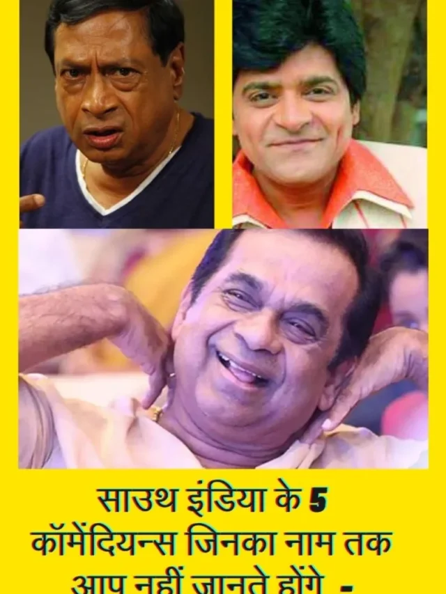 साउथ इंडिया के 5 कॉमेंदियन्स जिनका नाम तक आप नहीं जानते होंगे -