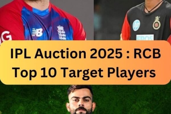 IPL Auction 2025 : RCB Top 10 Target Players