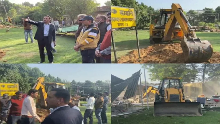 राजस्थान आवासन मंडल ने 70 करोड़ की व्यावसायिक जमीन से हटाया अवैध अतिक्रमण