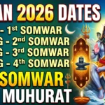 Sawan 2026 Dates & Somwar Vrat Muhurat